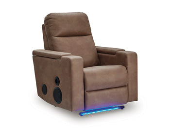 Lorrenton Power Glider Recliner with Audio System - U&U Home Budget Furniture (Carteret, NJ)