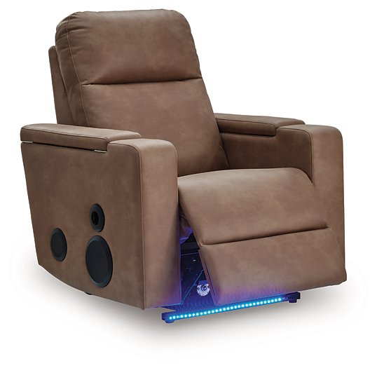 Lorrenton Power Glider Recliner with Audio System - U&U Home Budget Furniture (Carteret, NJ)