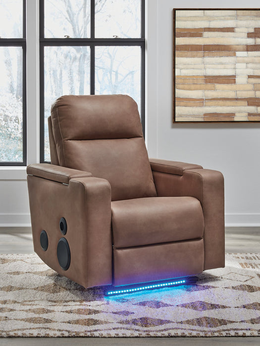 Lorrenton Power Glider Recliner with Audio System - U&U Home Budget Furniture (Carteret, NJ)