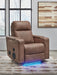 Lorrenton Power Glider Recliner with Audio System - U&U Home Budget Furniture (Carteret, NJ)