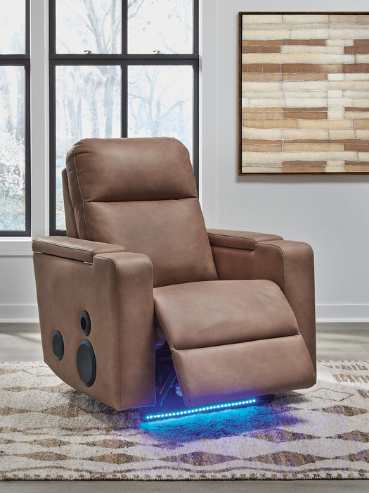Lorrenton Power Glider Recliner with Audio System - U&U Home Budget Furniture (Carteret, NJ)