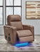 Lorrenton Power Glider Recliner with Audio System - U&U Home Budget Furniture (Carteret, NJ)