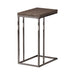 Pedro Expandable Top Accent Table Weathered Grey and Black - U&U Home Budget Furniture (Carteret, NJ)