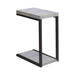 Beck Accent Table Cement and Black - U&U Home Budget Furniture (Carteret, NJ)