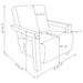 Fitzroy Accent Chair - U&U Home Budget Furniture (Carteret, NJ)