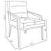 Kirra Accent Chair - U&U Home Budget Furniture (Carteret, NJ)