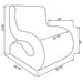 Ronea Accent Chair - U&U Home Budget Furniture (Carteret, NJ)