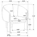Valdez Accent Chair - U&U Home Budget Furniture (Carteret, NJ)