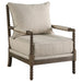 Blanchett Cushion Back Accent Chair Beige and Natural - U&U Home Budget Furniture (Carteret, NJ)