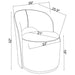 Harjo Accent Chairs - U&U Home Budget Furniture (Carteret, NJ)