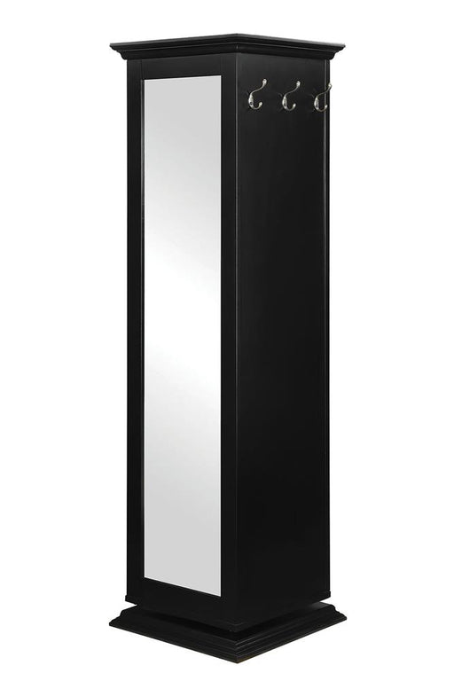 Robinsons Swivel Accent Cabinet with Cork Board Black - U&U Home Budget Furniture (Carteret, NJ)