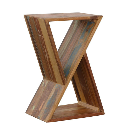 Lily Geometric Accent Table Natural - U&U Home Budget Furniture (Carteret, NJ)