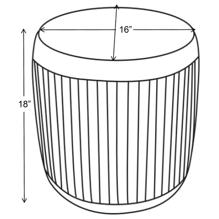 Tovar Ottoman - U&U Home Budget Furniture (Carteret, NJ)