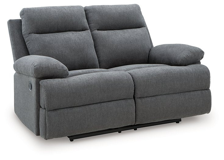Side-Swipe Reclining Loveseat - U&U Home Budget Furniture (Carteret, NJ)