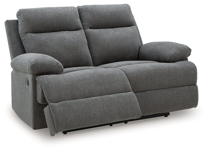 Side-Swipe Reclining Loveseat - U&U Home Budget Furniture (Carteret, NJ)