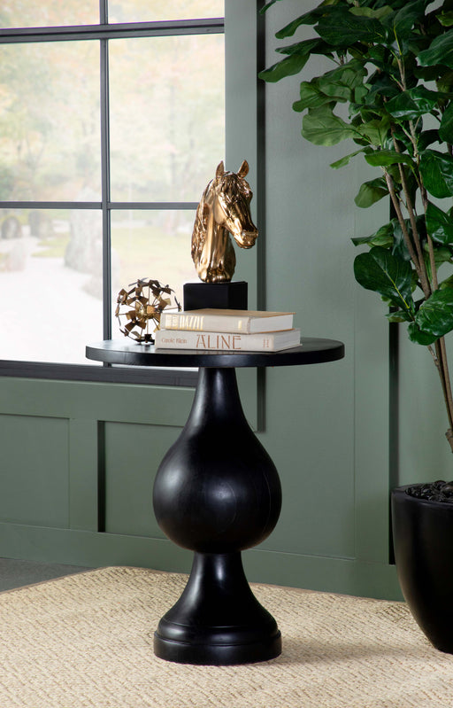 Dianella Round Pedestal Accent Table - U&U Home Budget Furniture (Carteret, NJ)