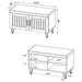 Brixton Storage Benches - U&U Home Budget Furniture (Carteret, NJ)
