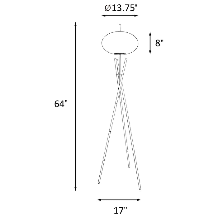 Layton Floor Lamps - U&U Home Budget Furniture (Carteret, NJ)