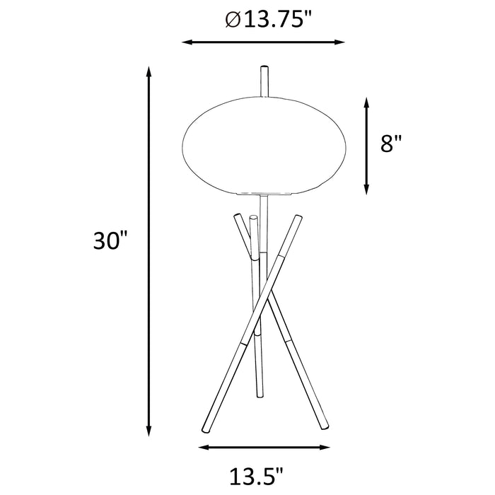 Layton Table Lamps - U&U Home Budget Furniture (Carteret, NJ)