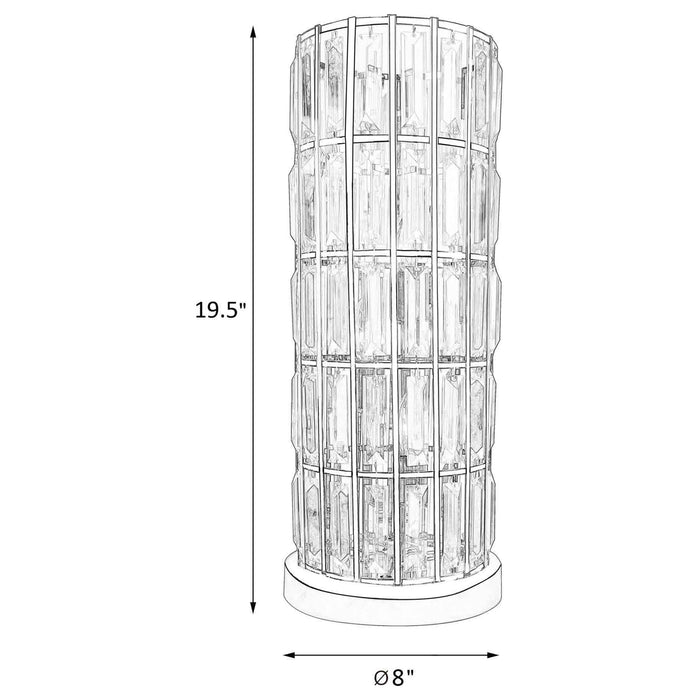 Wanda Table Lamp - U&U Home Budget Furniture (Carteret, NJ)