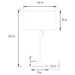 Elmira Table Lamp - U&U Home Budget Furniture (Carteret, NJ)