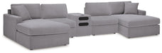 Modmax 5 Piece Sectional with Audio Console - U&U Home Budget Furniture (Carteret, NJ)