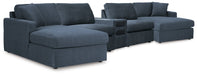Modmax 5 Piece Sectional with Audio Console - U&U Home Budget Furniture (Carteret, NJ)