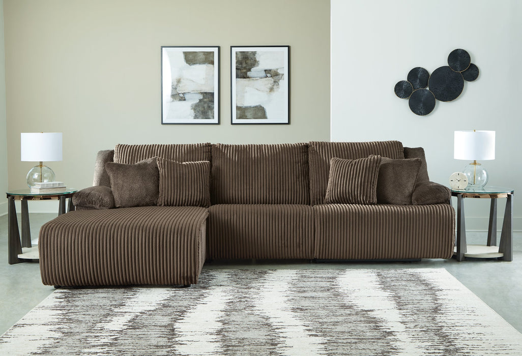 Top Tier Sectional Sofa Chaise - U&U Home Budget Furniture (Carteret, NJ)