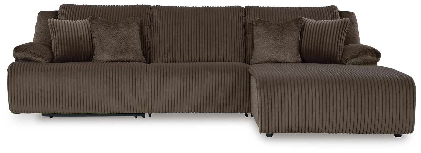 Top Tier Sectional Sofa Chaise - U&U Home Budget Furniture (Carteret, NJ)