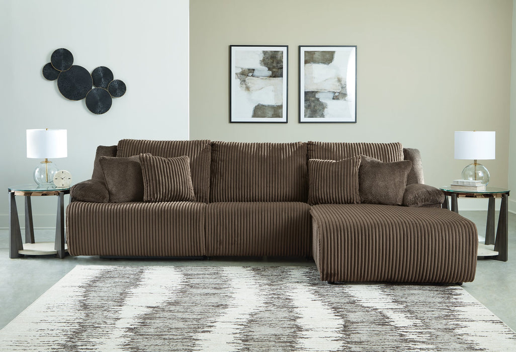 Top Tier Sectional Sofa Chaise - U&U Home Budget Furniture (Carteret, NJ)