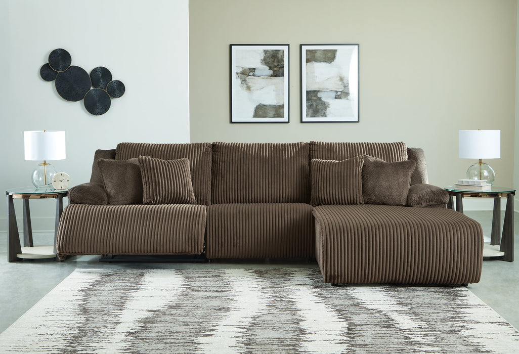 Top Tier Sectional Sofa Chaise - U&U Home Budget Furniture (Carteret, NJ)