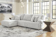 Top Tier Sectional Sofa Chaise - U&U Home Budget Furniture (Carteret, NJ)