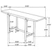 Darius Console Table - U&U Home Budget Furniture (Carteret, NJ)