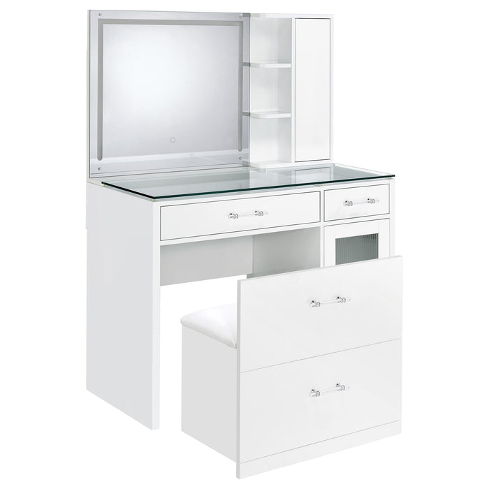 Flora Vanity Sets - U&U Home Budget Furniture (Carteret, NJ)