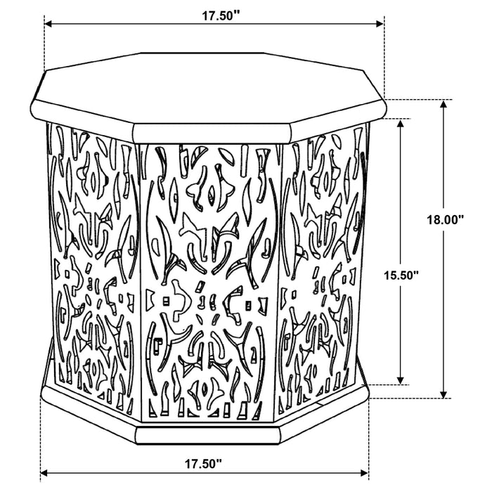 Torres End & Side Table - U&U Home Budget Furniture (Carteret, NJ)