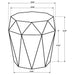 Jacinto End & Side Table - U&U Home Budget Furniture (Carteret, NJ)