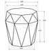 Jacinto End & Side Table - U&U Home Budget Furniture (Carteret, NJ)