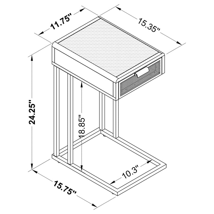 Amherst End Side Tables - U&U Home Budget Furniture (Carteret, NJ)