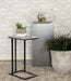 Vicente Accent Table with Marble Top Grey - U&U Home Budget Furniture (Carteret, NJ)