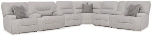 Acklen Place Power Reclining Sectional - U&U Home Budget Furniture (Carteret, NJ)