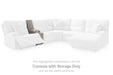 Acklen Place Power Reclining Sectional with Chaise - U&U Home Budget Furniture (Carteret, NJ)