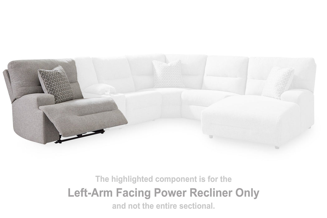 Acklen Place Power Reclining Sectional with Chaise - U&U Home Budget Furniture (Carteret, NJ)