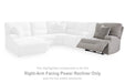 Acklen Place Power Reclining Sectional with Chaise - U&U Home Budget Furniture (Carteret, NJ)