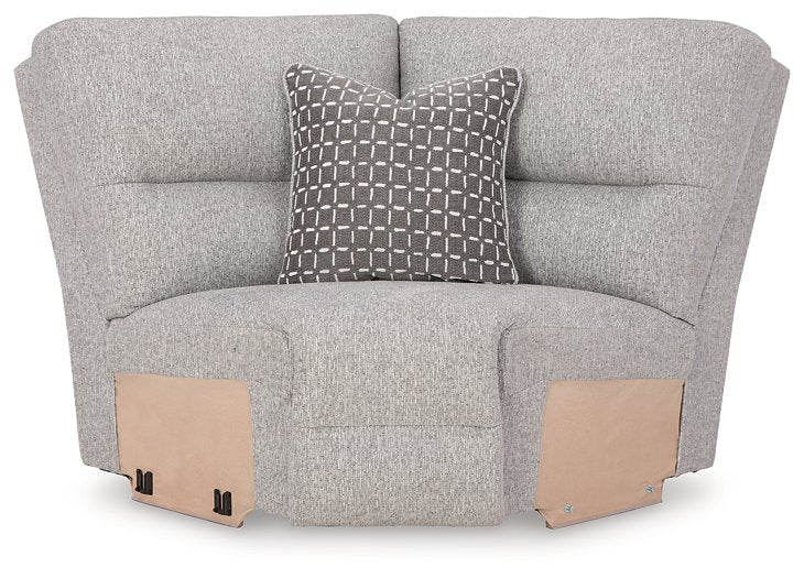 Acklen Place Power Reclining Sectional with Chaise - U&U Home Budget Furniture (Carteret, NJ)