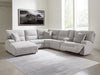 Acklen Place Power Reclining Sectional with Chaise - U&U Home Budget Furniture (Carteret, NJ)