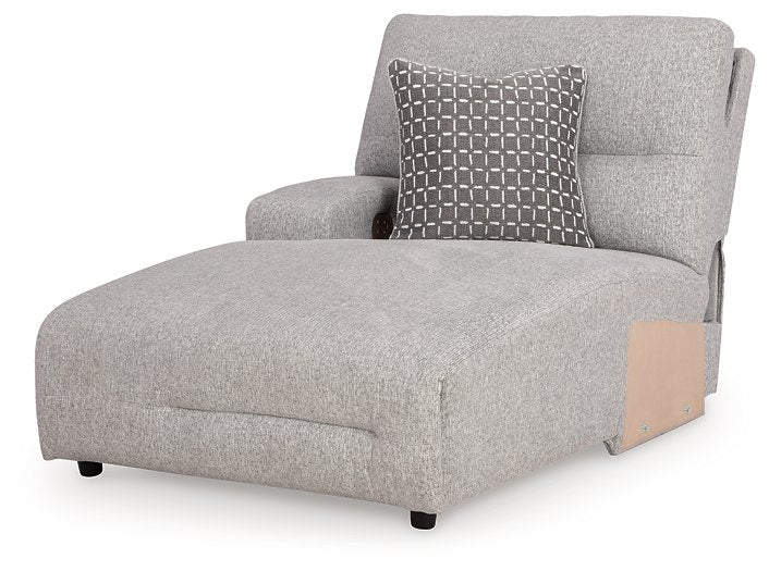 Acklen Place Power Reclining Sectional with Chaise - U&U Home Budget Furniture (Carteret, NJ)