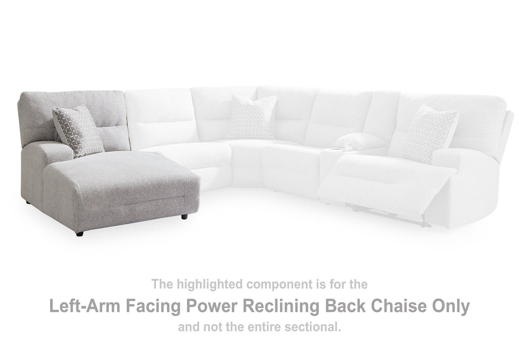 Acklen Place Power Reclining Sectional with Chaise - U&U Home Budget Furniture (Carteret, NJ)