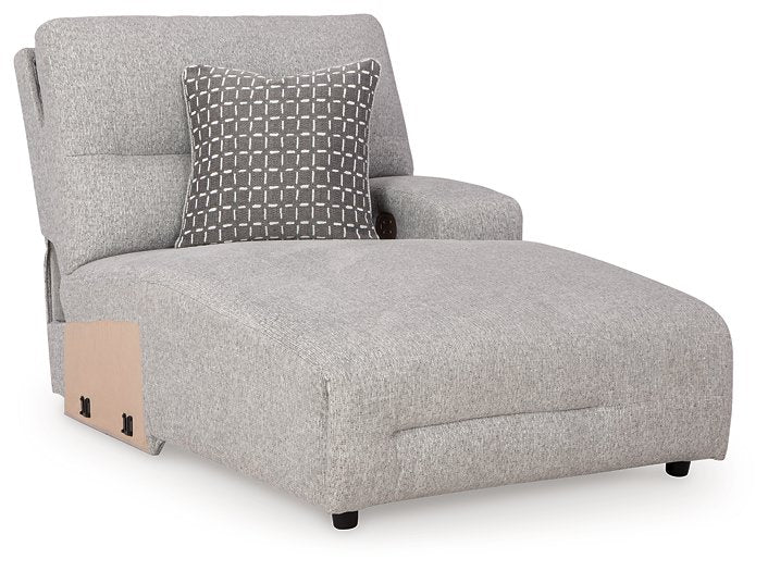 Acklen Place Power Reclining Sectional with Chaise - U&U Home Budget Furniture (Carteret, NJ)