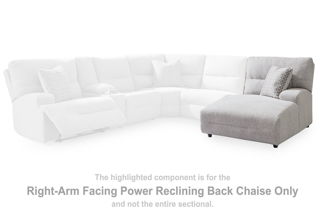 Acklen Place Power Reclining Sectional with Chaise - U&U Home Budget Furniture (Carteret, NJ)