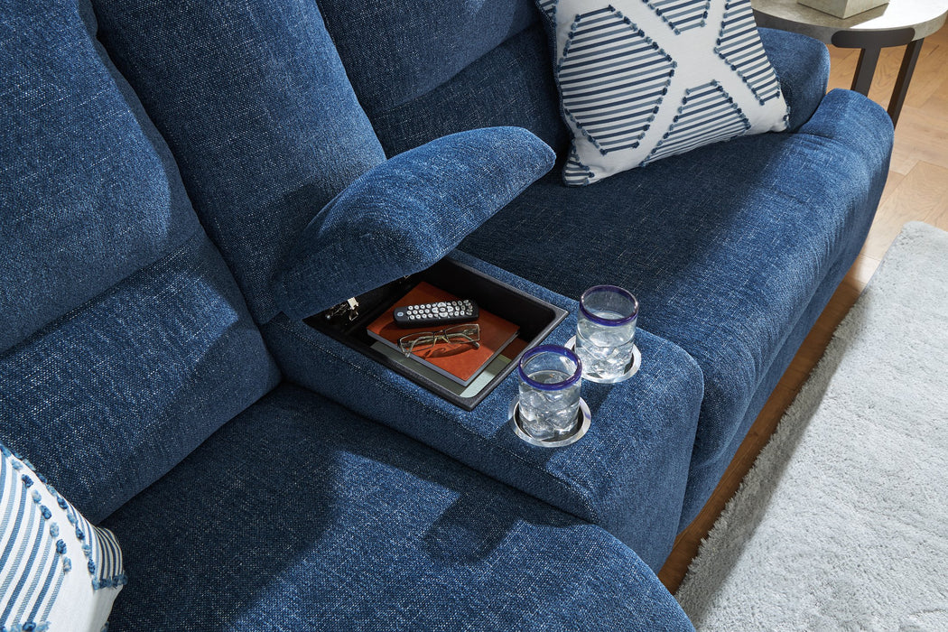 Acklen Place Power Reclining Sectional with Chaise - U&U Home Budget Furniture (Carteret, NJ)